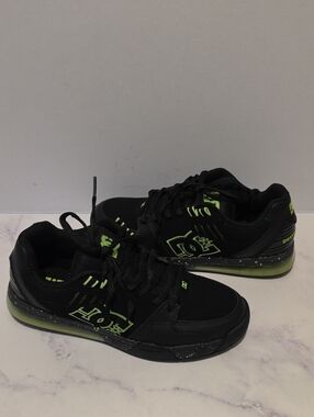DC Black & Lime Skate Sneakers Brand New